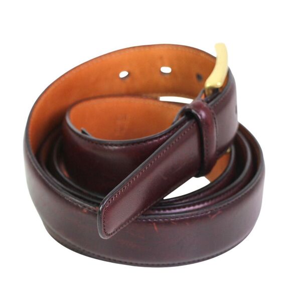 Trafalgar BROWN GENUINE LEATHER 1 1/8"Wd CASUAL DRESS MEN'S BELT Sz 42/105 (X11 - Picture 5 of 15